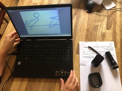 strumenti per la perizia su firme e documenti